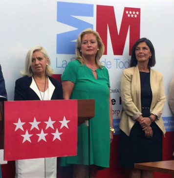 Irene Navarro Álvarez durante su nombramiento en la Comunidad de Madrid.