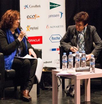 El compromiso con el empoderamiento de la mujer Ana Buñuel, directora general de Igualdad entre mujeres y hombres del área de Gobierno Sociales y Empleo del Ayuntamiento de Madrid, explicando las medidas de conciliación