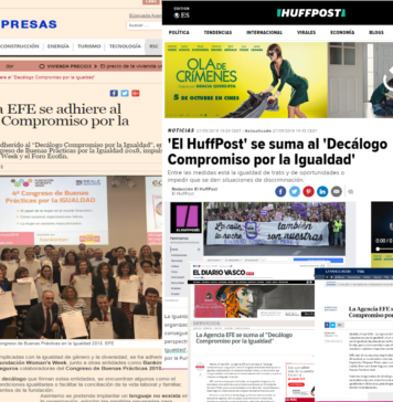Los medios se unen a nuestro compromiso por la Igualdad