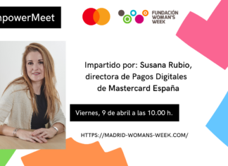 Susana Rubio (Mastercard) inspirará a las más jóvenes en el primer EmpowerMeet online de FWW