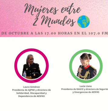 Lucía Llano y Laura Giménez de Acción Esporti en #MujeresEntre2Mundos